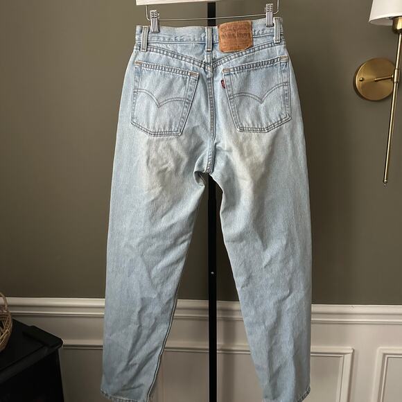 Levi’s VINTAGE 90s 560 Loose Fit High Rise Straight Leg Size 4 Mis M USA - Picture 2 of 9